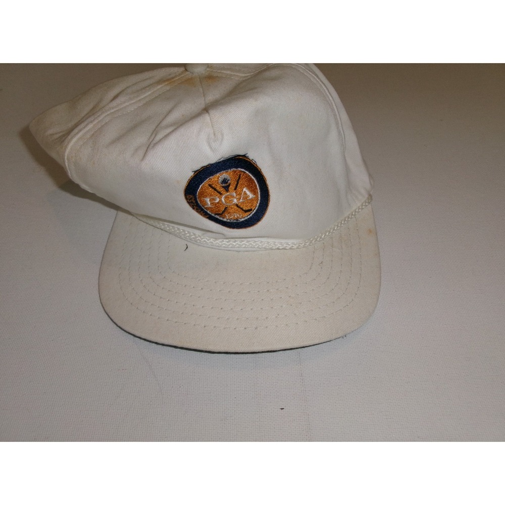 PGA GOLF USA MADE snapback 90s BEACH GOLF HAT CAP VINTAGE DEADSTOCK U5